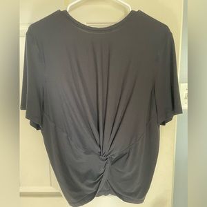 Black Lululemon twisted casual top
